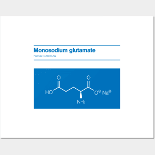 MSG Monosodium glutamate Posters and Art